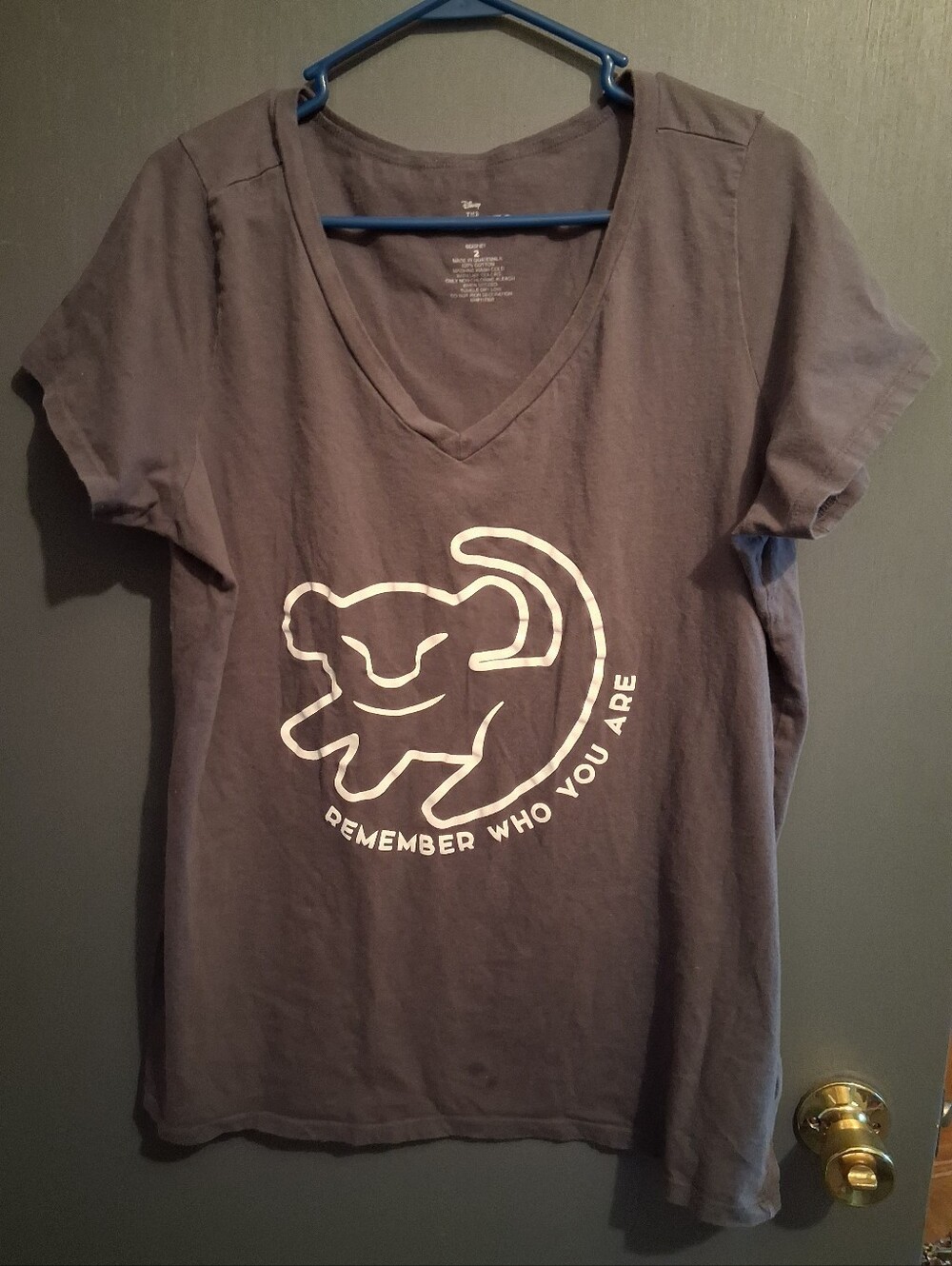 torrid Lion King Charcoal V‑Neck Tee